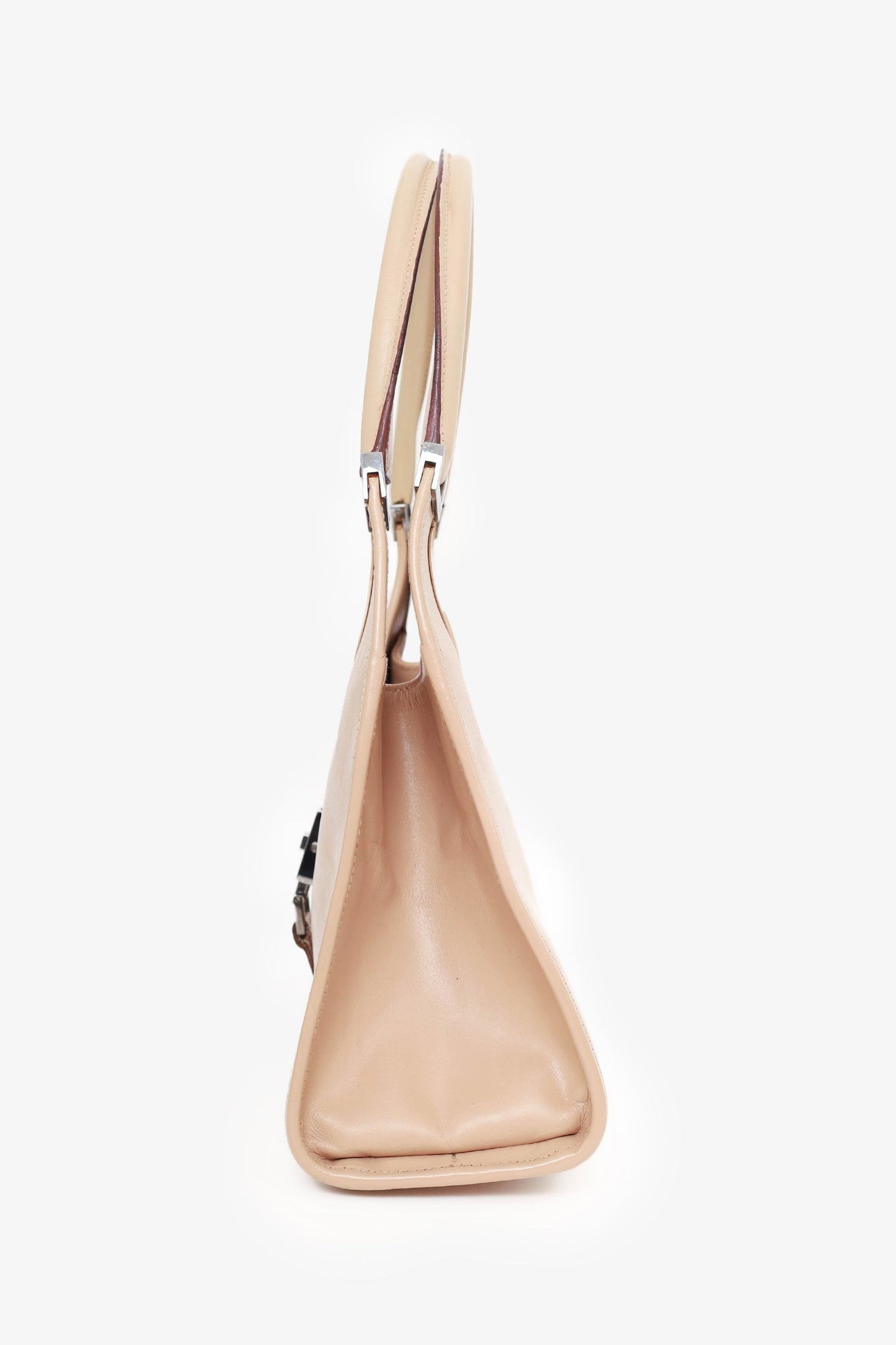 Gucci Vintage Beige Leather Jackie Bardot Bag