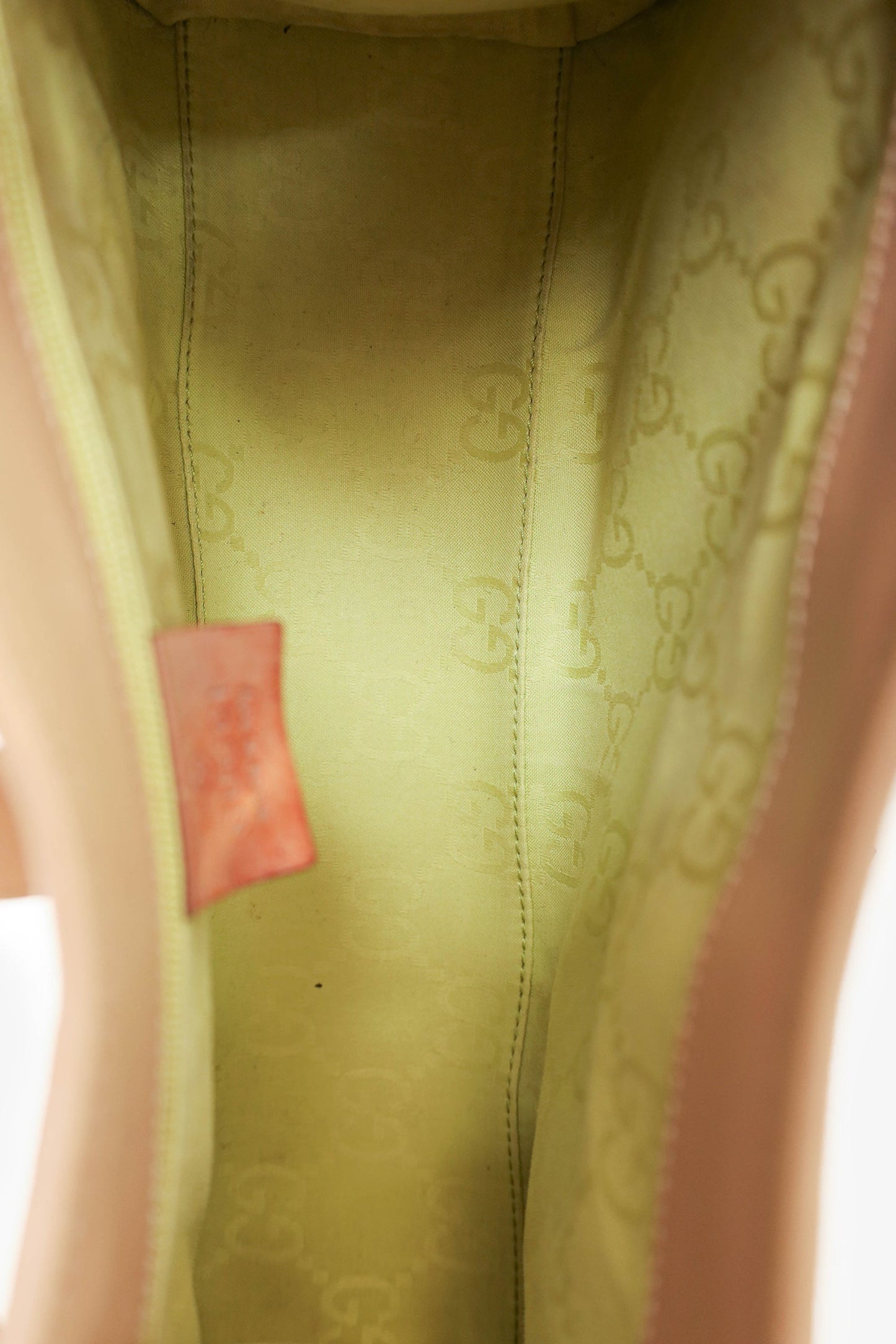Gucci Vintage Beige Leather Jackie Bardot Bag
