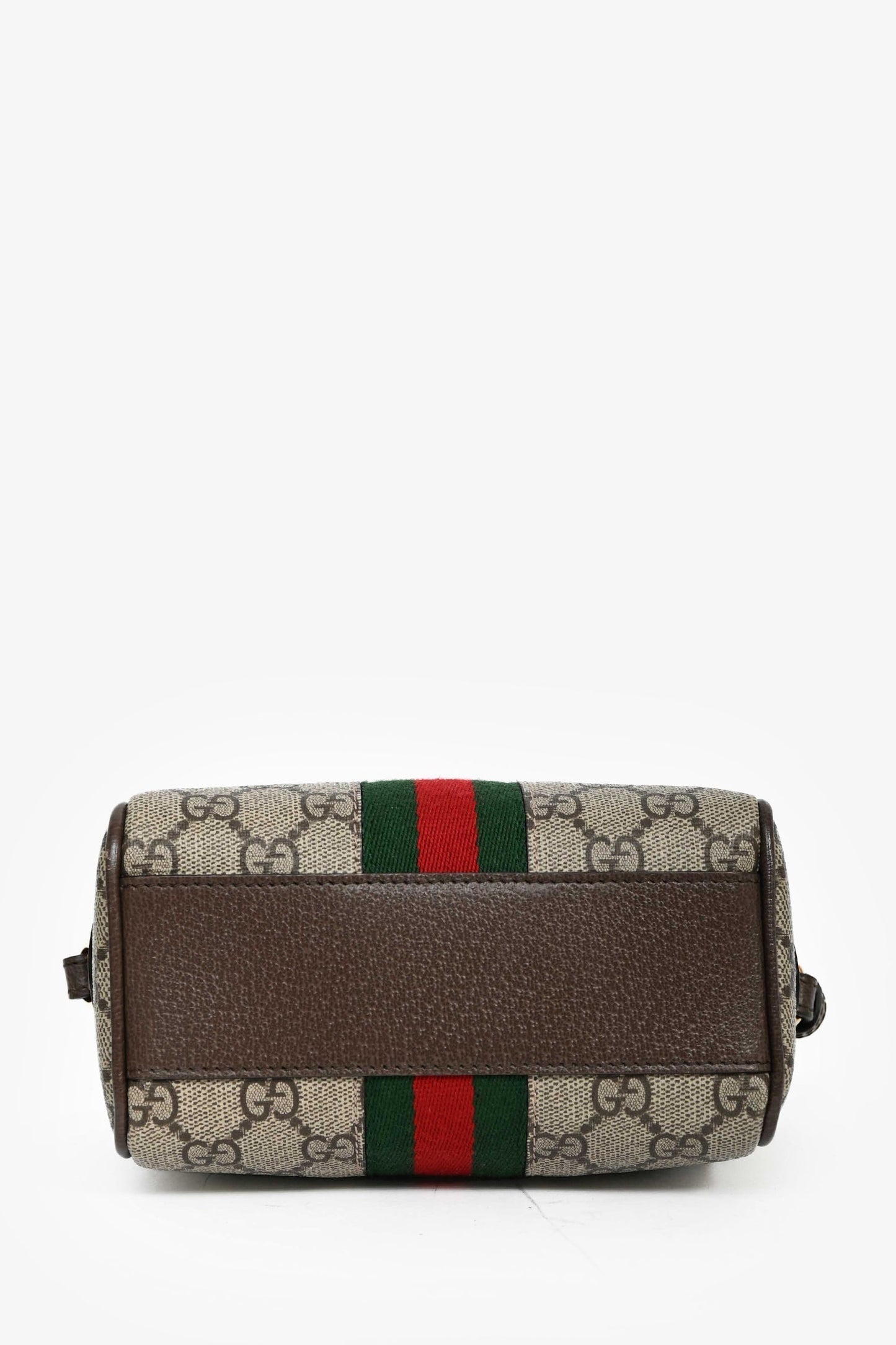 Gucci 2024 GG Supreme Web Monogram Mini Boston Bag