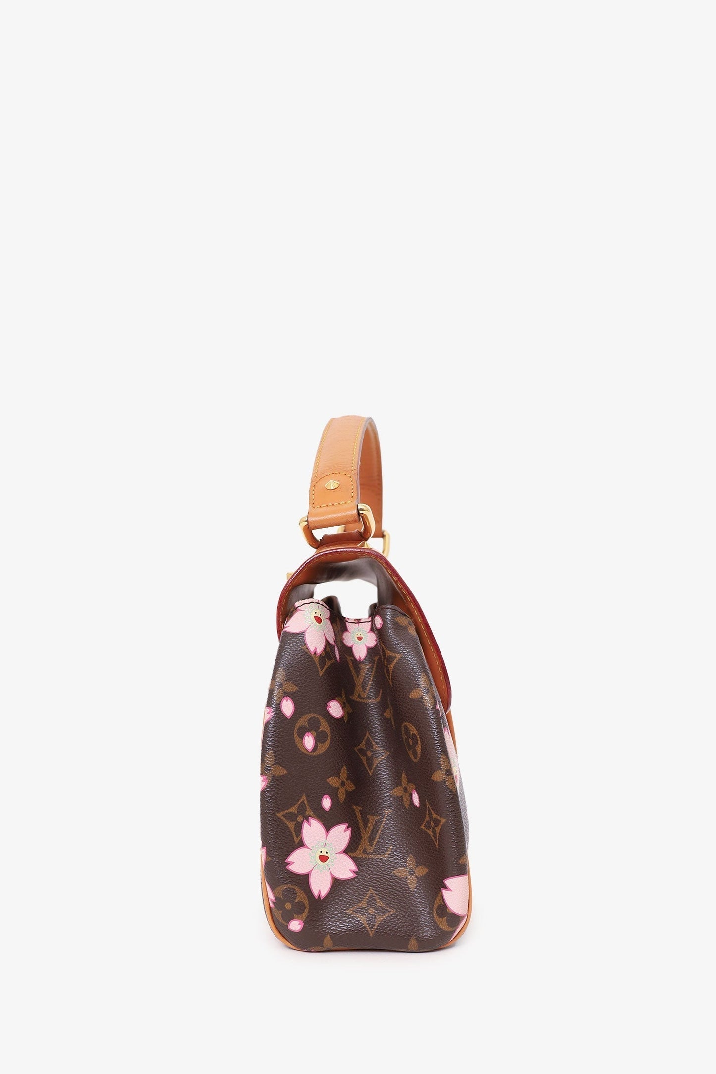 Louis Vuitton 2003 Monogram Cherry Blossom Sac Retro Shoulder Bag (Refurbished)