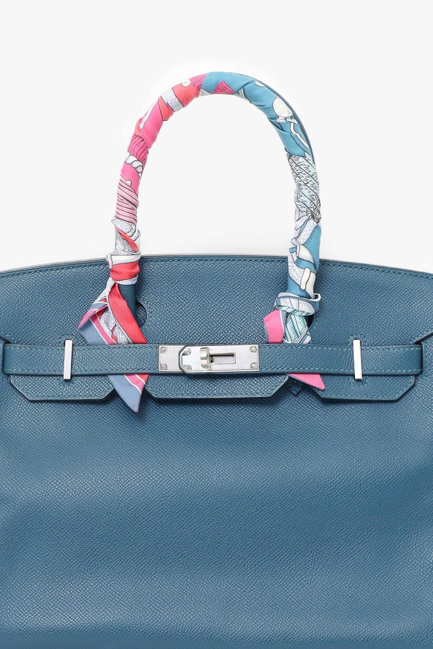 Hermes 2013 1P Colvert (Navy) Epsom Leather Birkin 30 with SHW