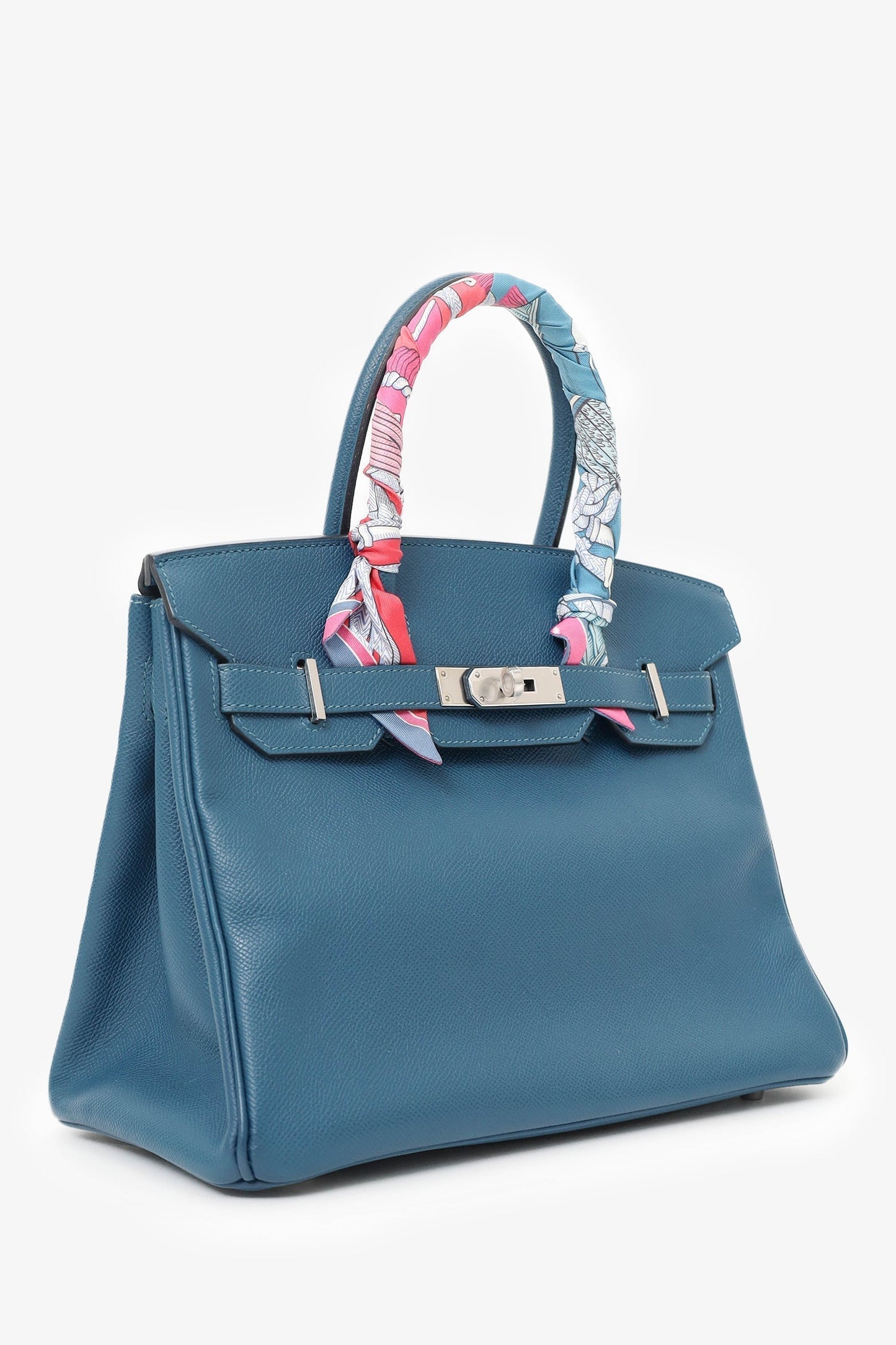 Hermes 2013 1P Colvert (Navy) Epsom Leather Birkin 30 with SHW