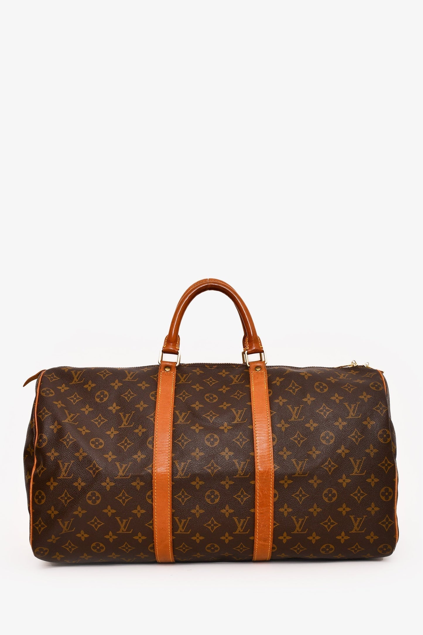 Louis Vuitton 80s Brown Monogram Keepall 50