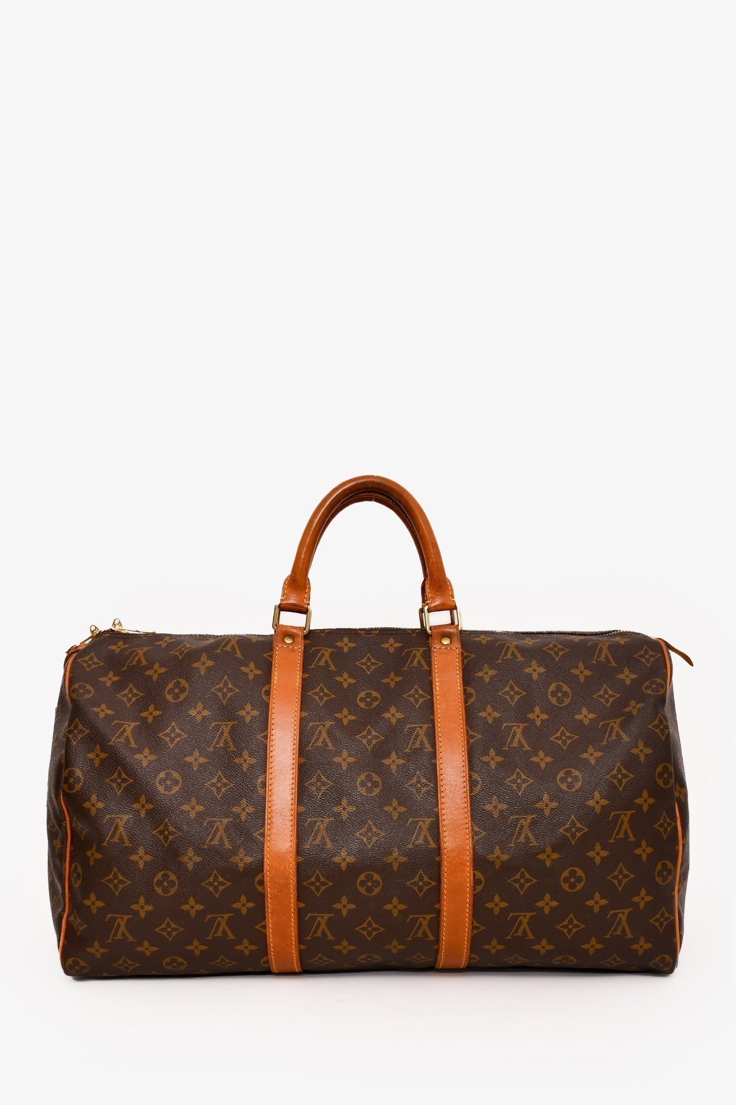 Louis Vuitton 80s Brown Monogram Keepall 50