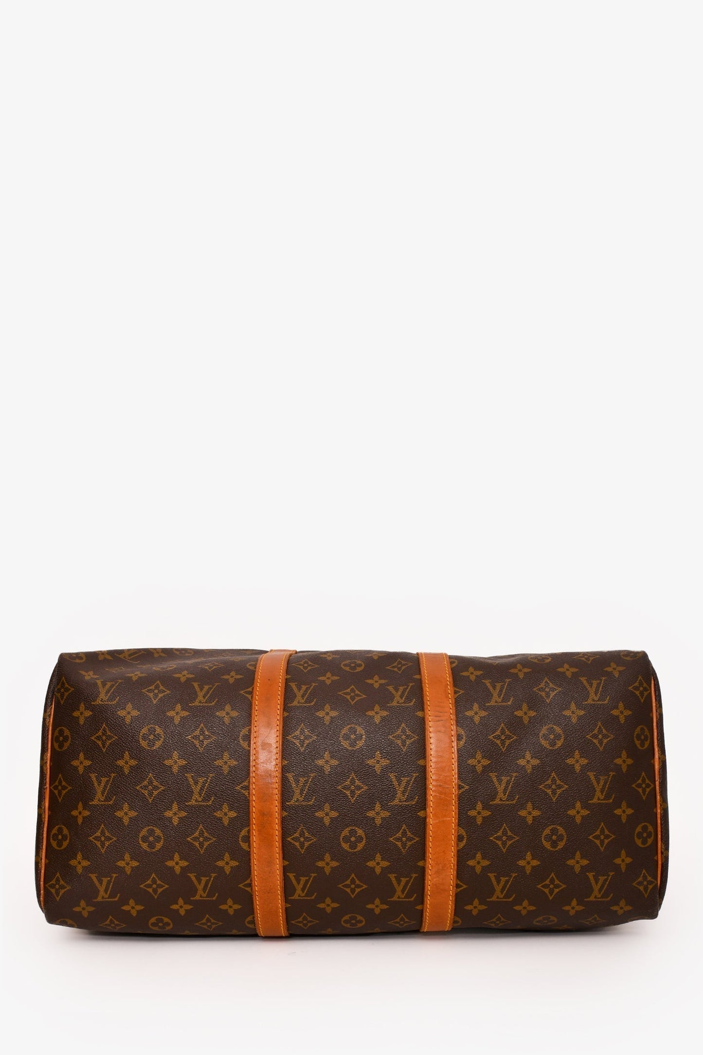 Louis Vuitton 80s Brown Monogram Keepall 50