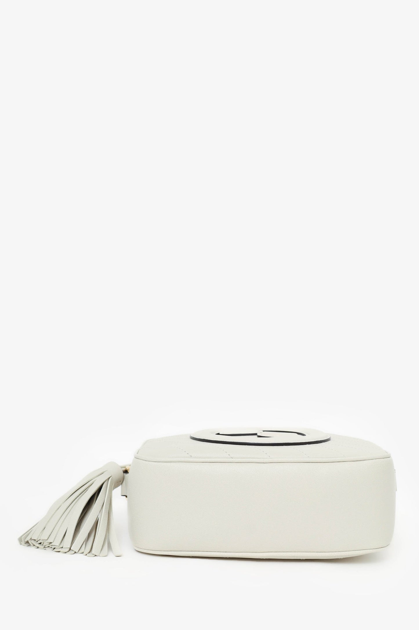 Gucci Beige Leather Mini 'Blondie' Crossbody Camera Bag