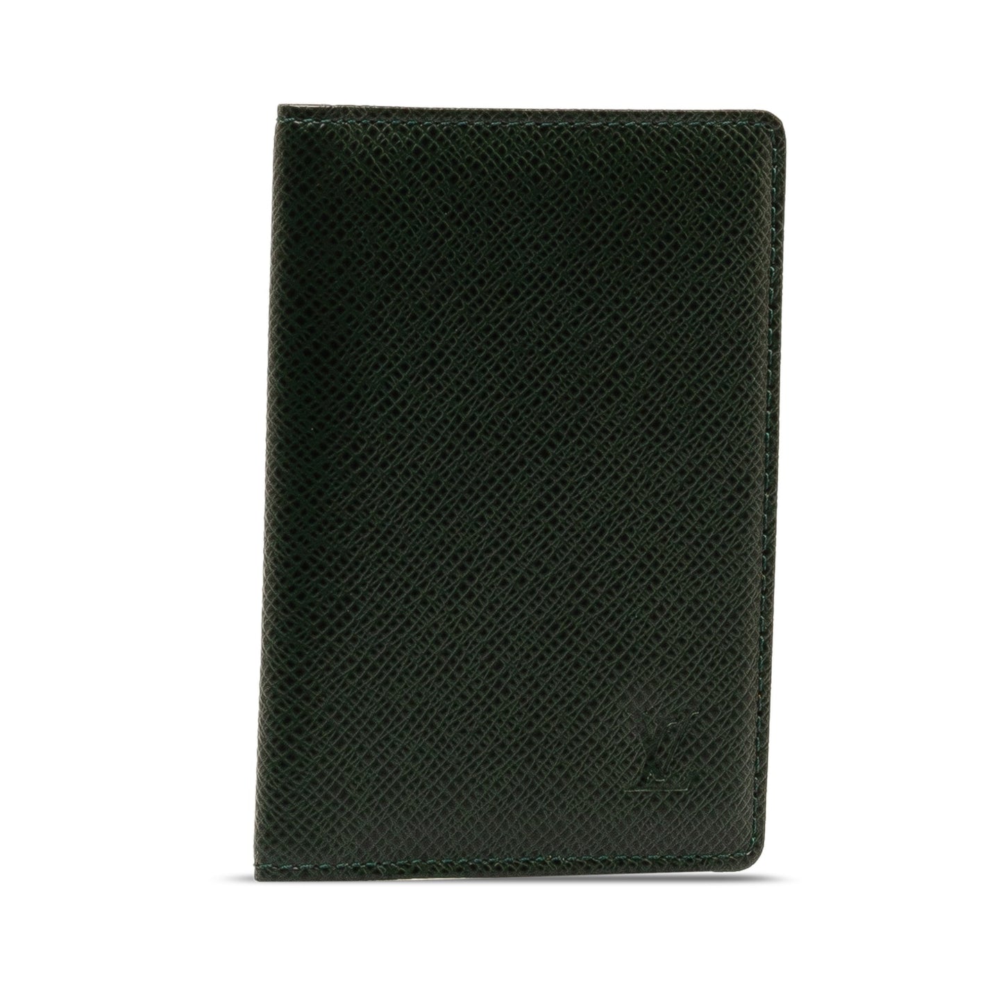 Green Louis Vuitton Taiga Business Card Holder
