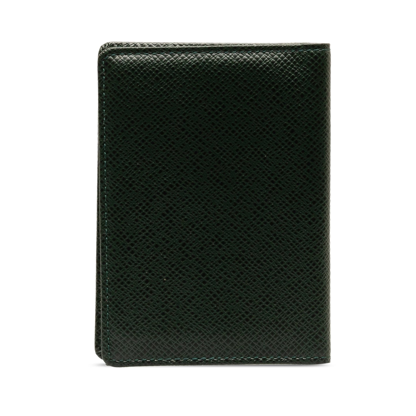 Green Louis Vuitton Taiga Business Card Holder