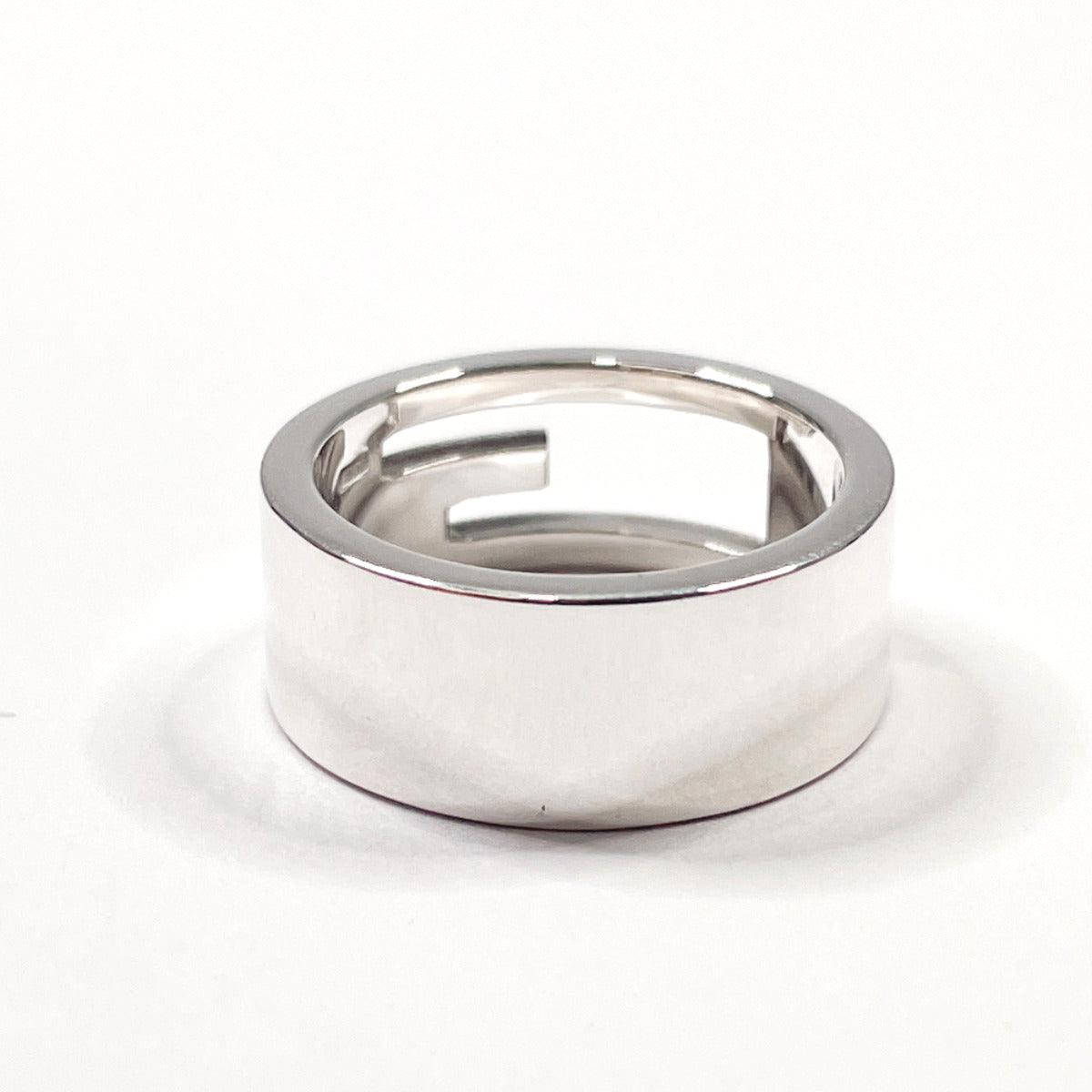 GUCCI Ring Silver925 Silver Branded Cutout G