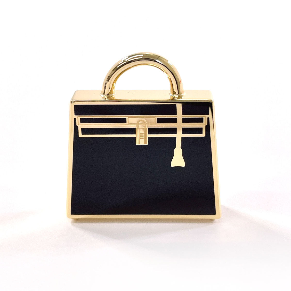 HERMES charm metal gold Curio Jite Kelly
