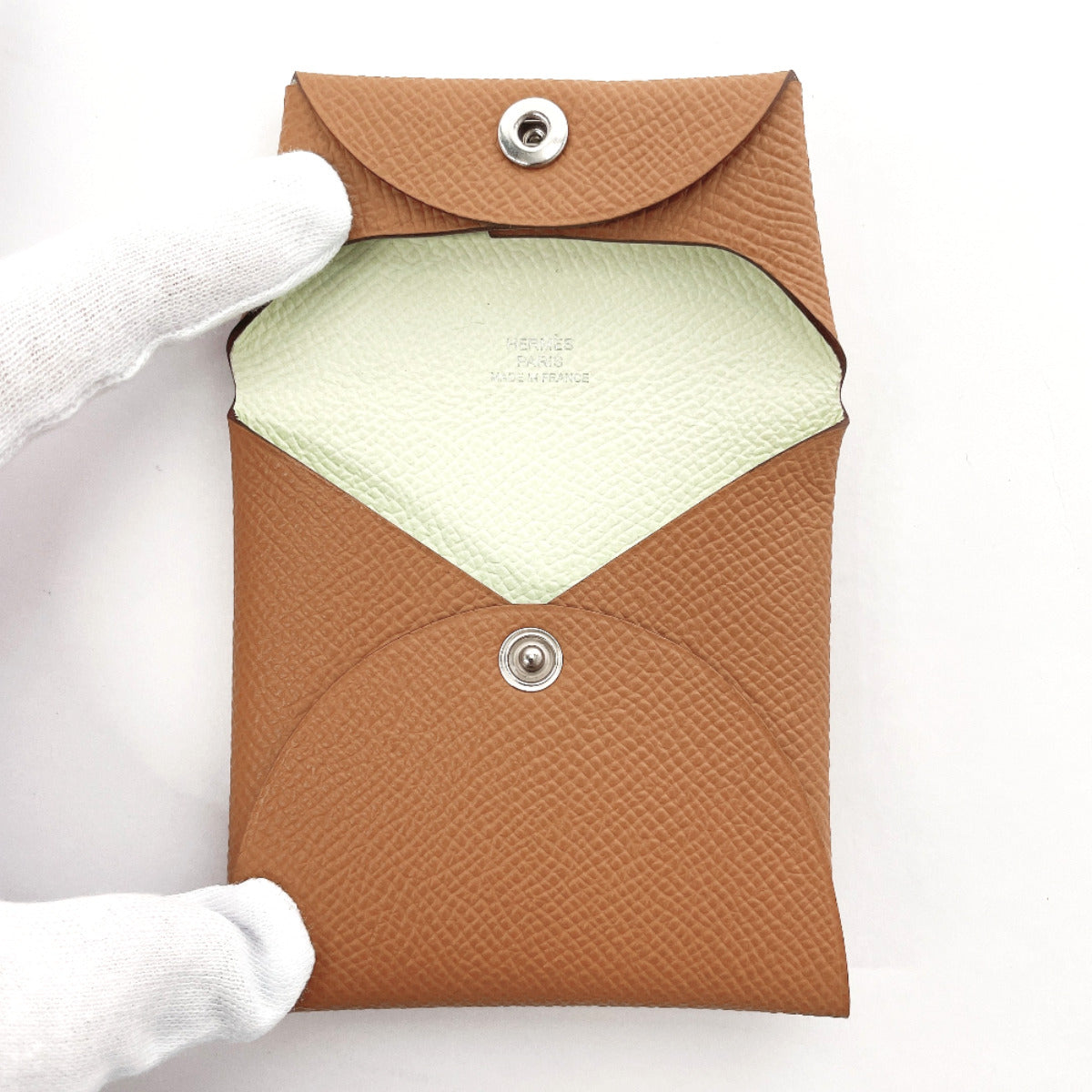 HERMES Coin case Epsom Brown Bastia Verso