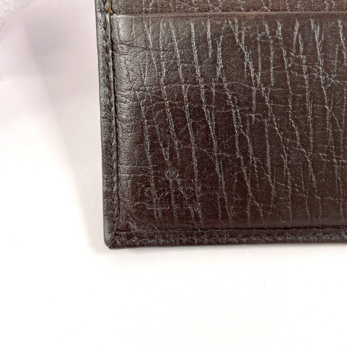 GUCCI Bifold Wallet 05474 GG canvas Brown Sherry line Jackie