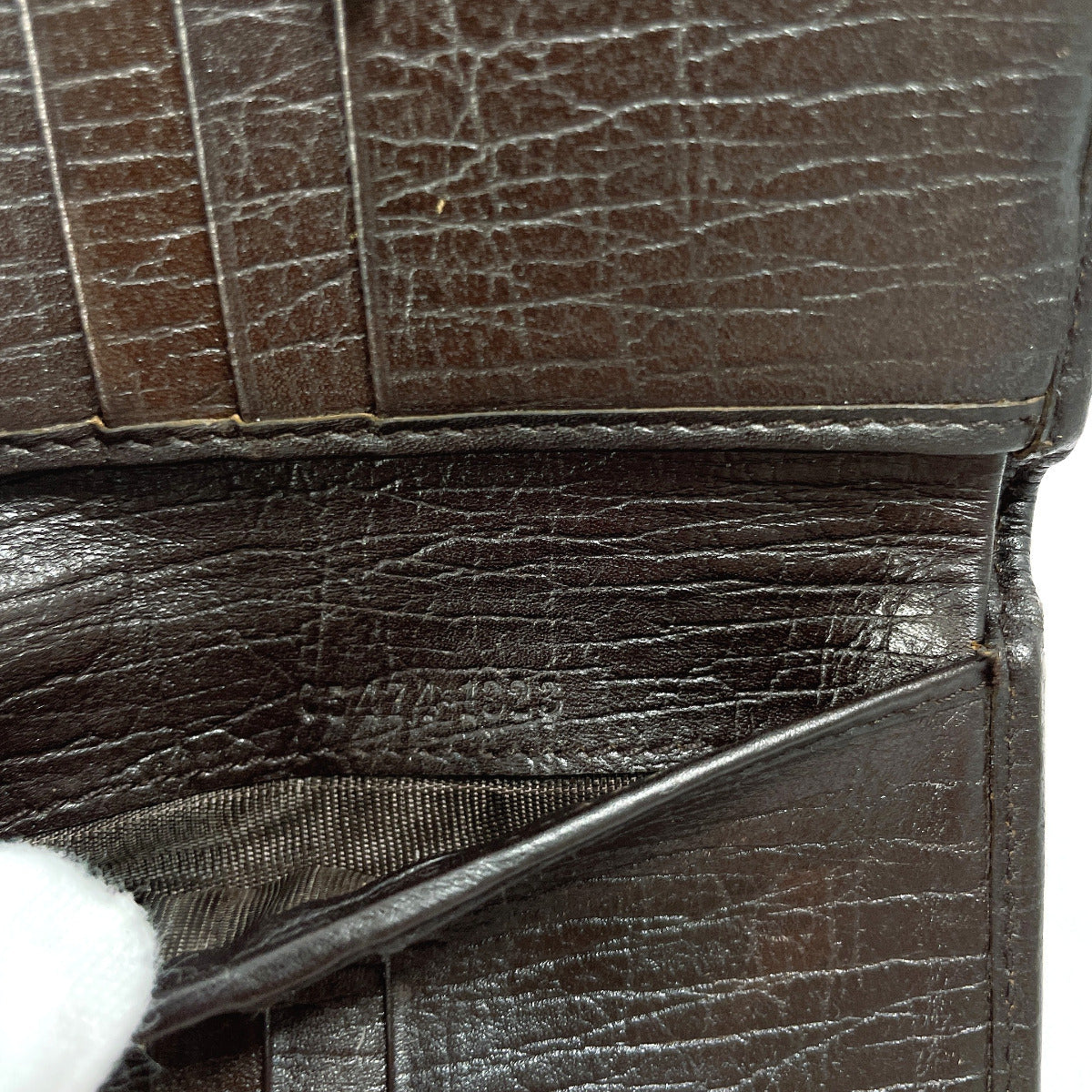 GUCCI Bifold Wallet 05474 GG canvas Brown Sherry line Jackie