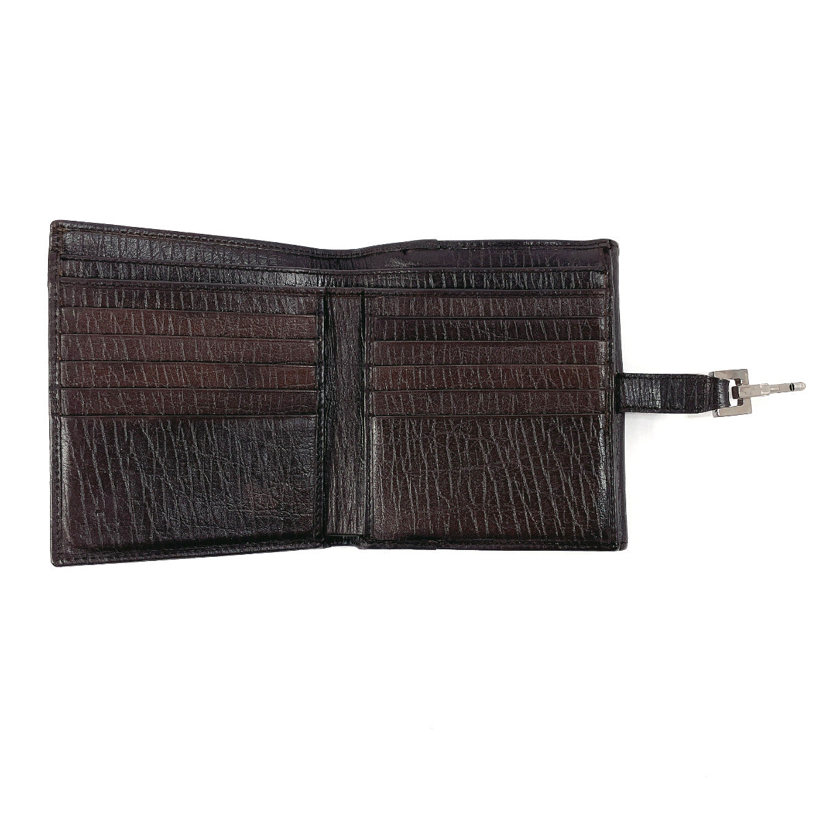 GUCCI Bifold Wallet 05474 GG canvas Brown Sherry line Jackie