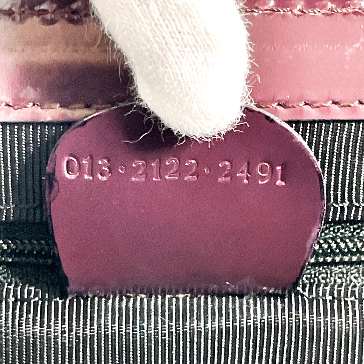 GUCCI Handbag 013 2122 2491 Patent leather purple Bamboo Vanity Women Used
