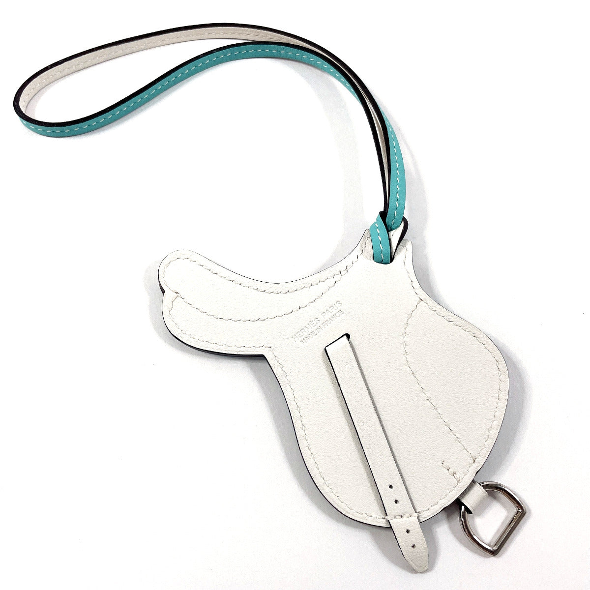 HERMES charm Swift white paddock cell