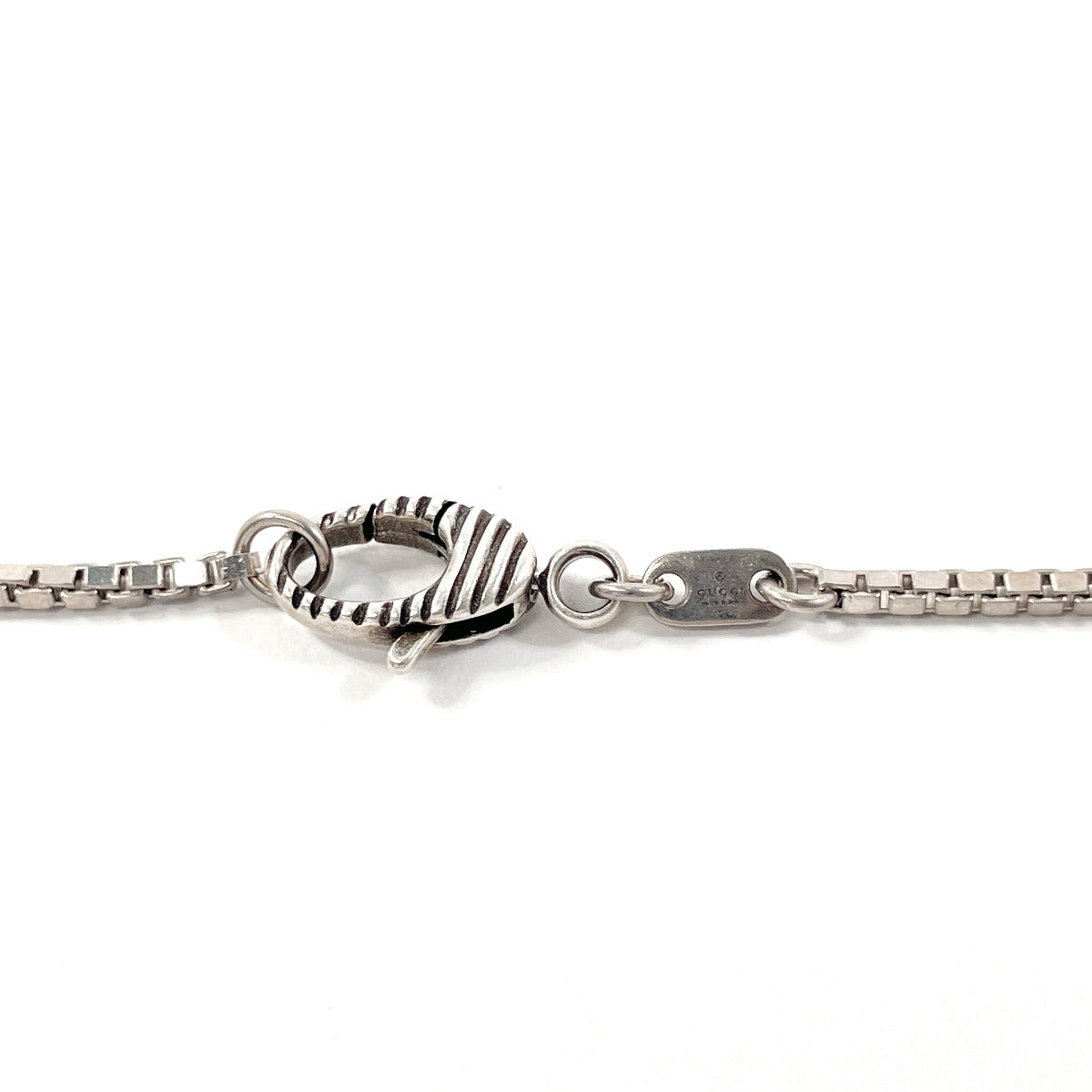 GUCCI Necklace Silver925 Silver Initial Necklace E unisex Used
