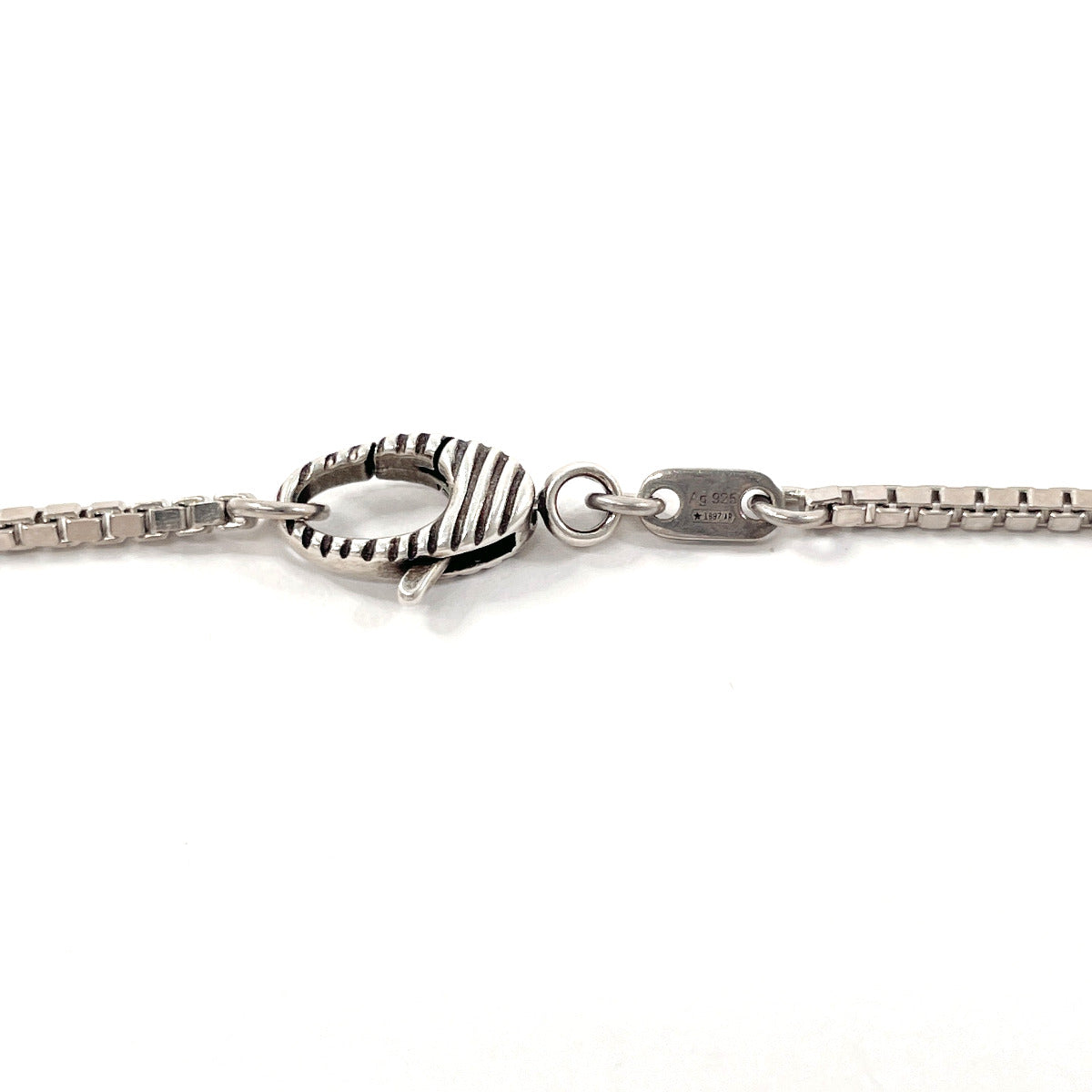 GUCCI Necklace Silver925 Silver Initial Necklace E unisex Used