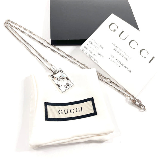 GUCCI Necklace 455315 J8400 Silver925 Silver Gucci Ghost mens Used