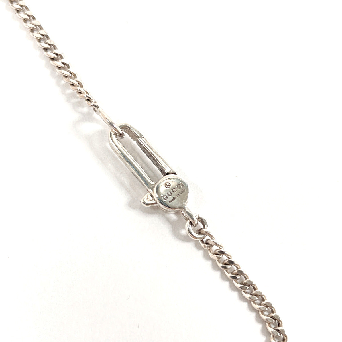GUCCI Necklace 455315 J8400 Silver925 Silver Gucci Ghost mens Used