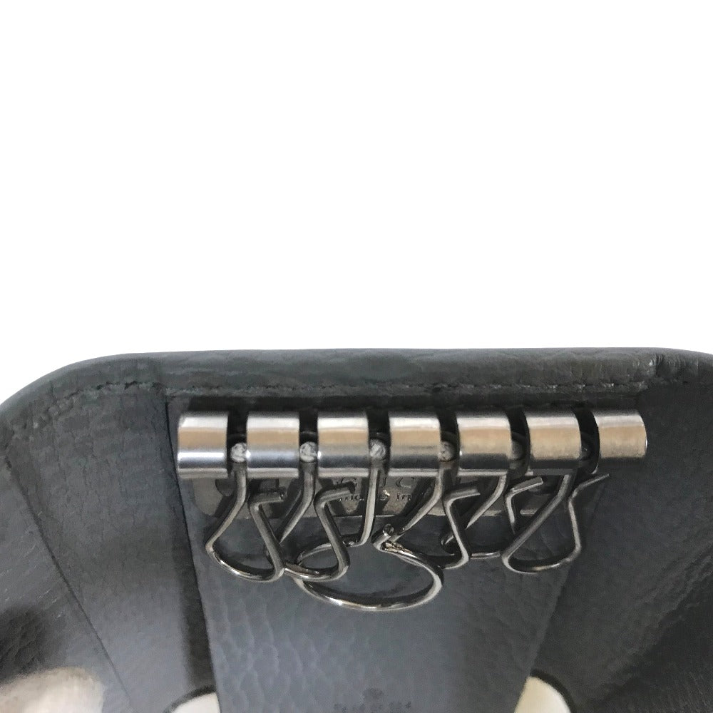 GUCCI Key case Key holder  456118  leather gray Petit Marmont Women Secondhand