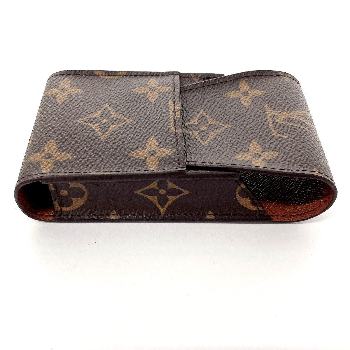 LOUIS VUITTON Cigarette case M63024 PVC coated canvas Brown Monogram Etui cigarette