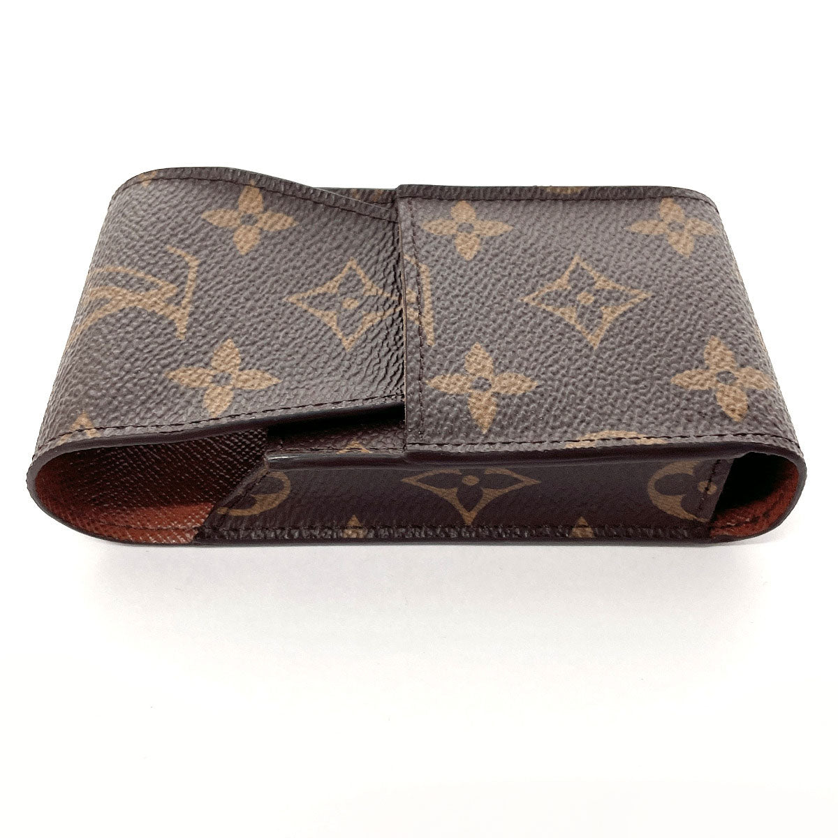 LOUIS VUITTON Cigarette case M63024 PVC coated canvas Brown Monogram Etui cigarette