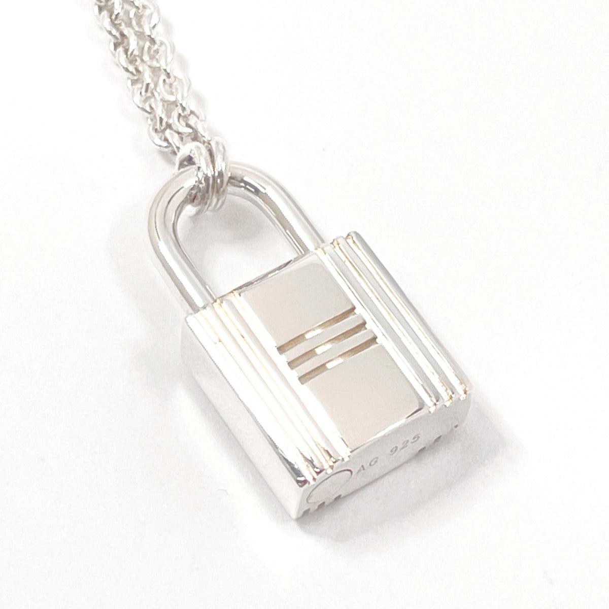 HERMES Necklace Silver925 Silver Cadena