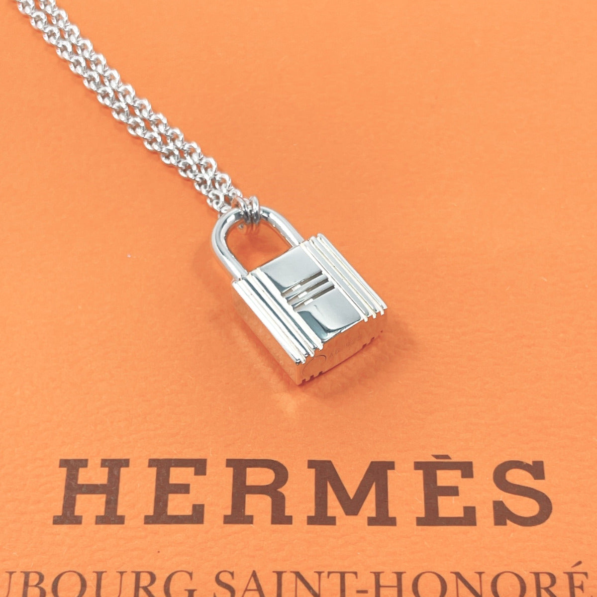 HERMES Necklace Silver925 Silver Cadena