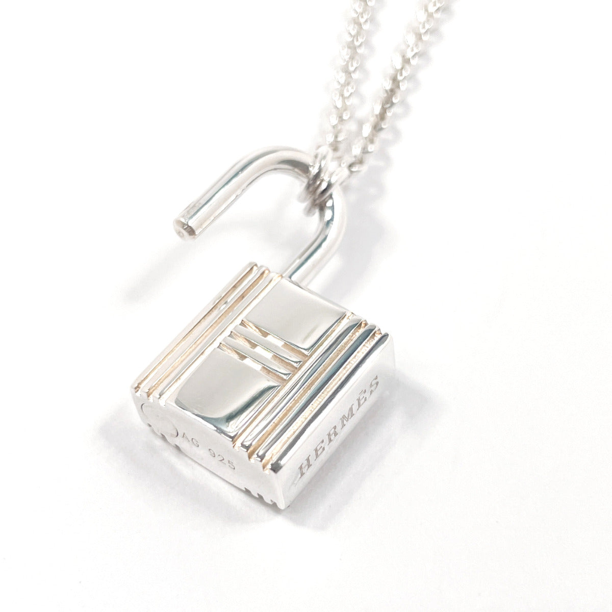 HERMES Necklace Silver925 Silver Cadena