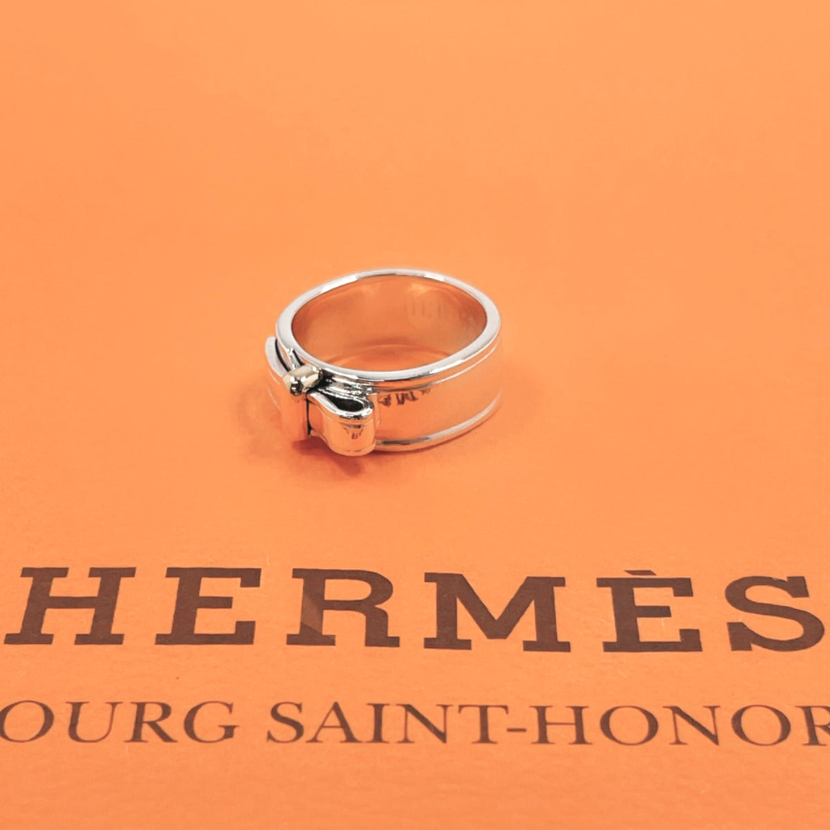 HERMES Ring Silver925 Silver Artemis Ring 50