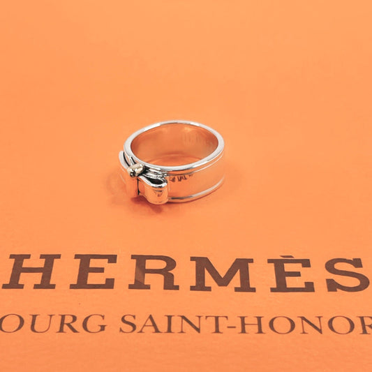 HERMES Ring Silver925 Silver Artemis Ring 50