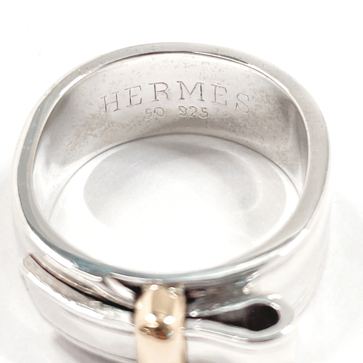 HERMES Ring Silver925 Silver Artemis Ring 50