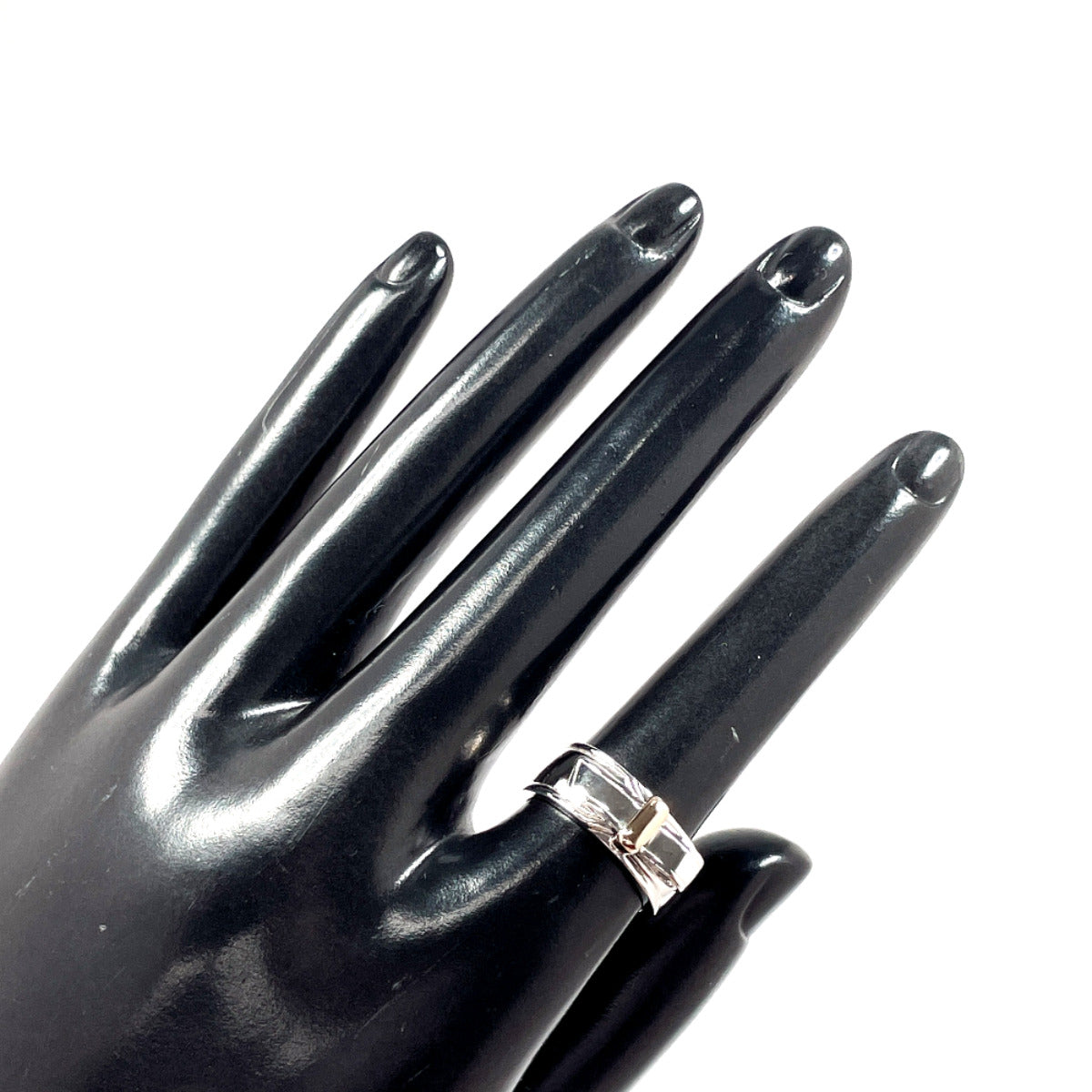 HERMES Ring Silver925 Silver Artemis Ring 50