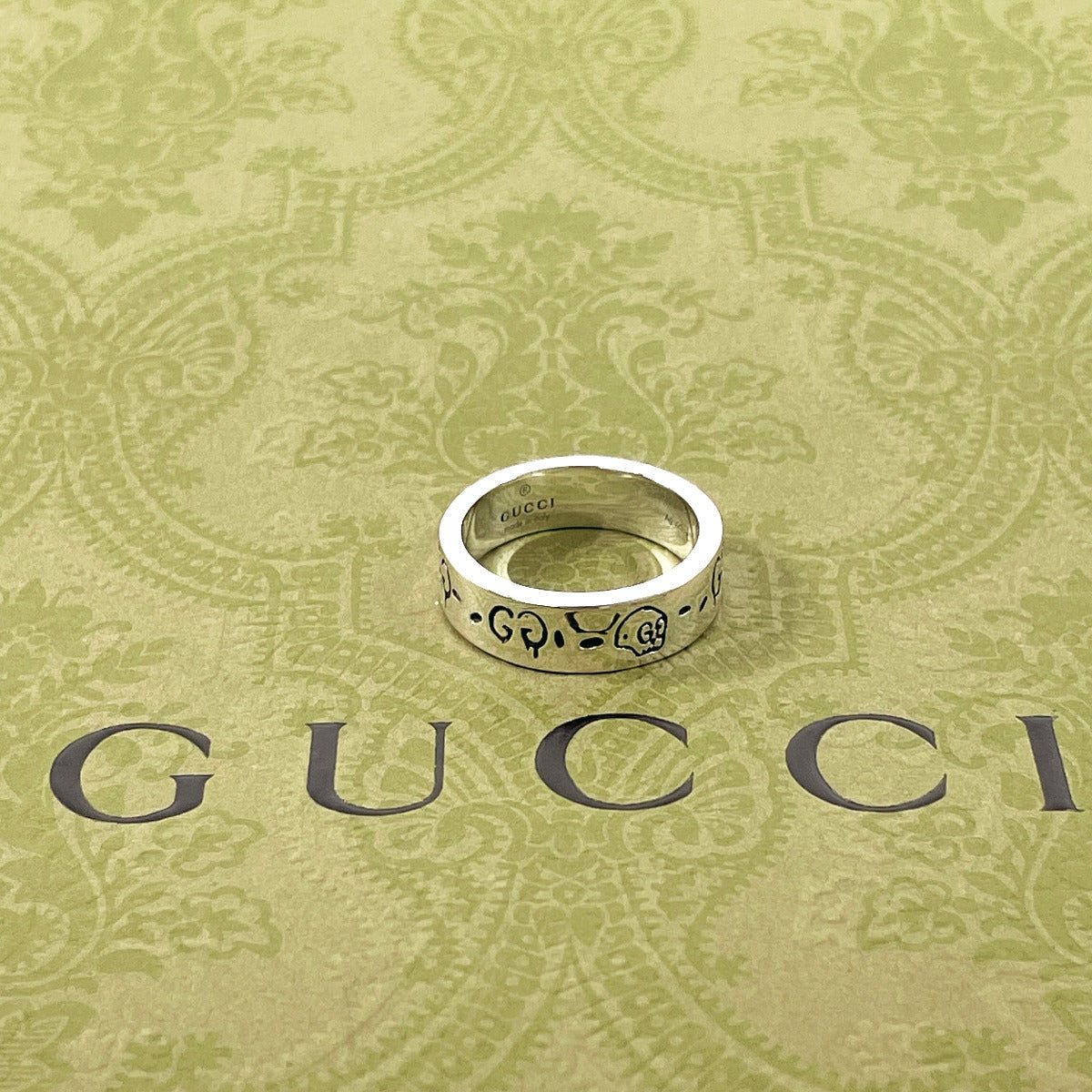 GUCCI Ring Silver925 Silver ghost