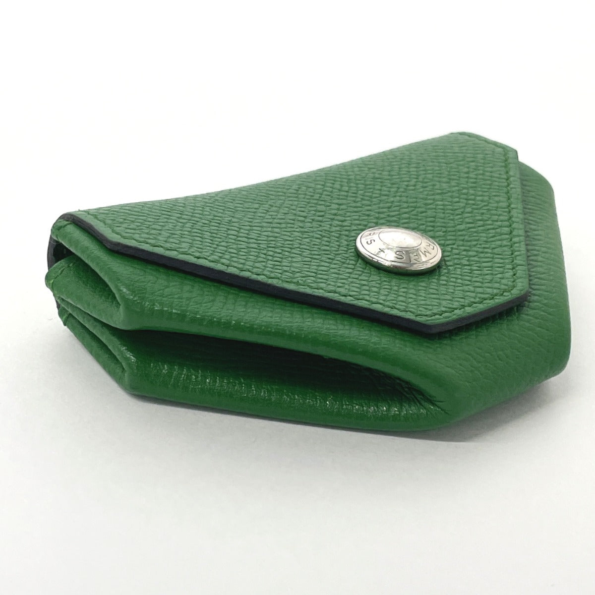 HERMES Coin case Epsom green Revan Cattle Women Used