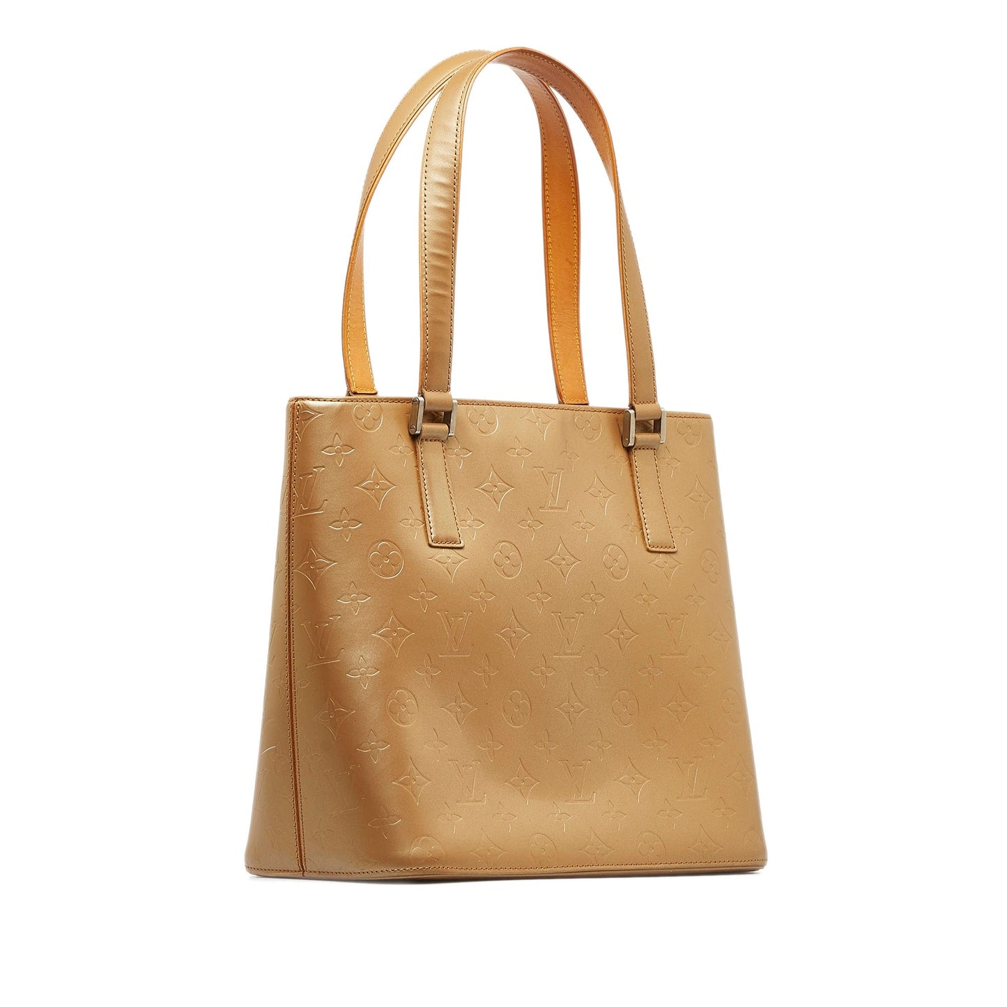 Gold Louis Vuitton Monogram Mat Stockton Tote Bag