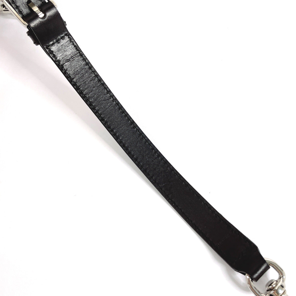 GUCCI Shoulder strap leather black
