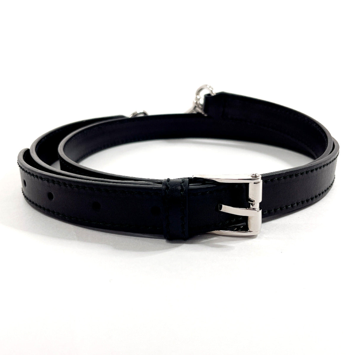 GUCCI Shoulder strap leather black