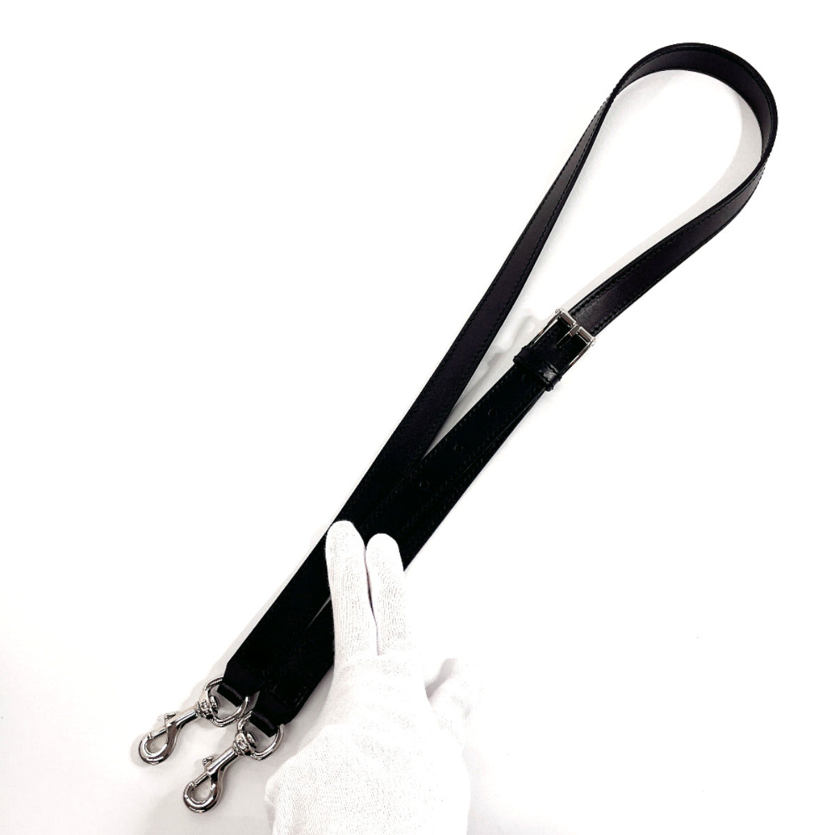 GUCCI Shoulder strap leather black