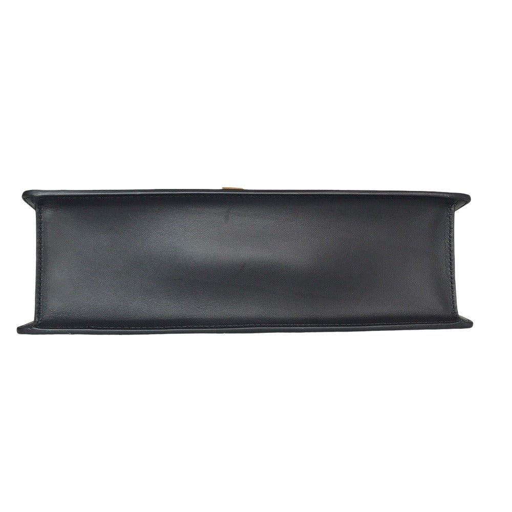 GUCCI Shoulder Bag 421882 leather black Silvi Small
