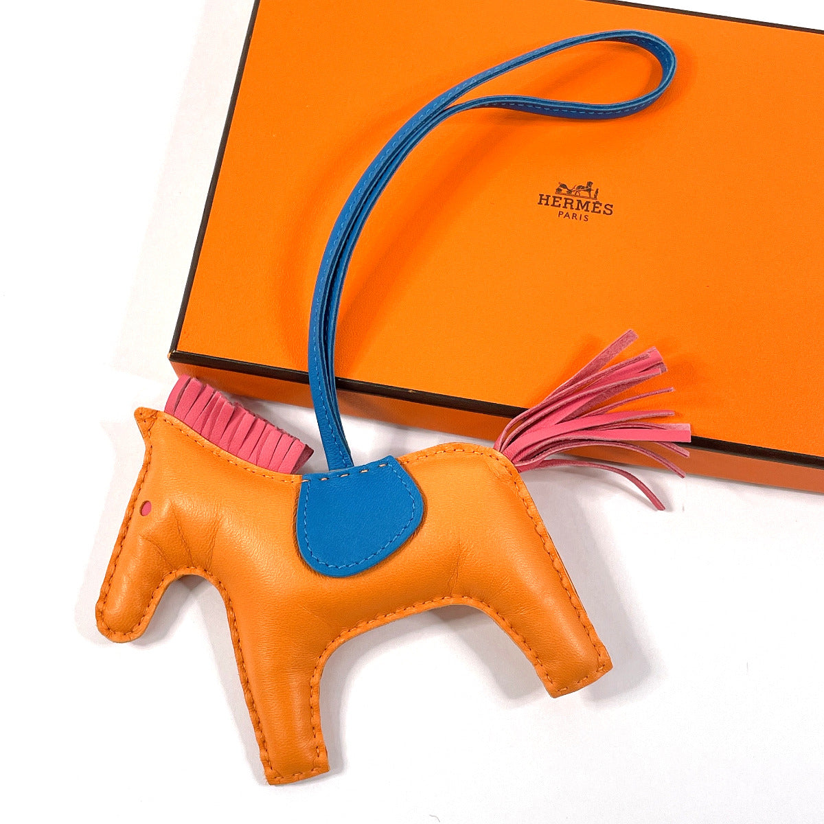 HERMES charm Anyo Miro Orange Rodeo MM