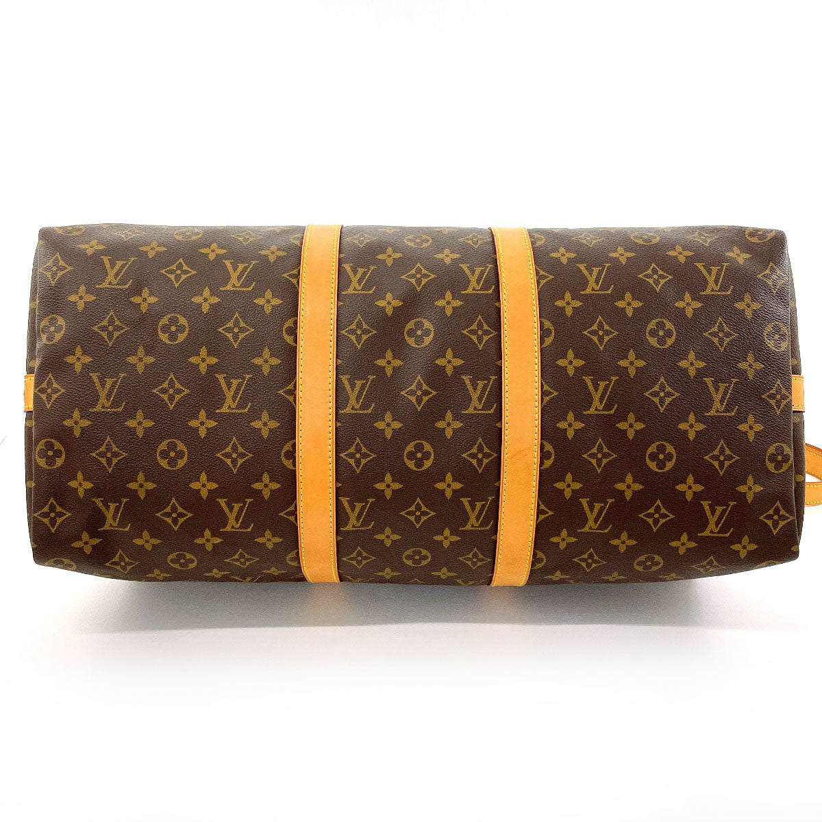 LOUIS VUITTON Boston Duffel bag M41416 Monogram canvas, tanned leather Brown Keepall  bandouliere 50 unisex Used