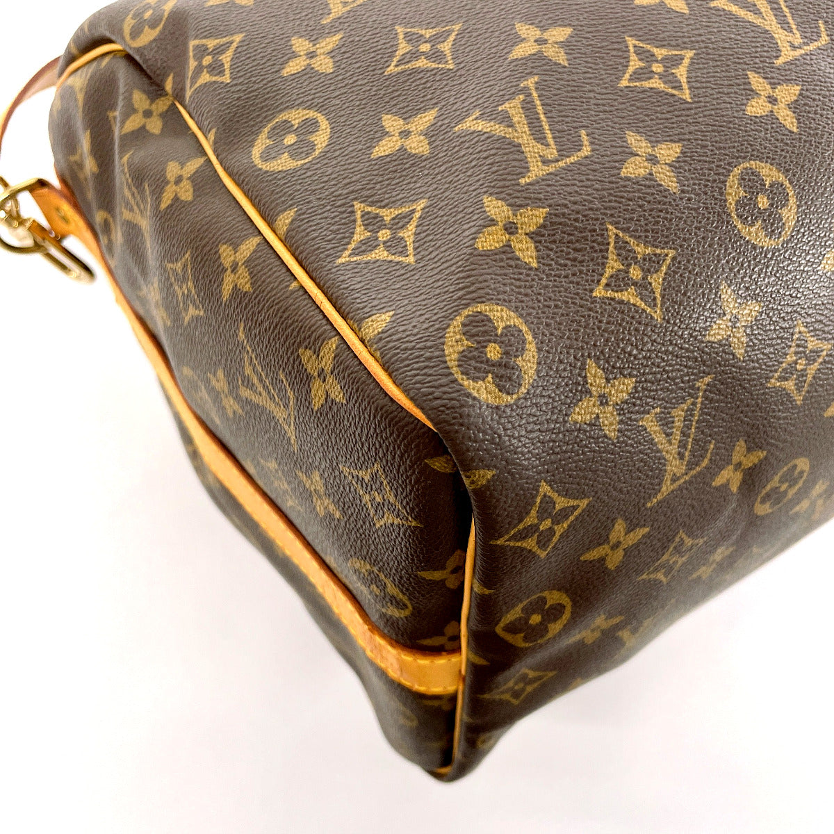 LOUIS VUITTON Boston Duffel bag M41416 Monogram canvas, tanned leather Brown Keepall  bandouliere 50 unisex Used