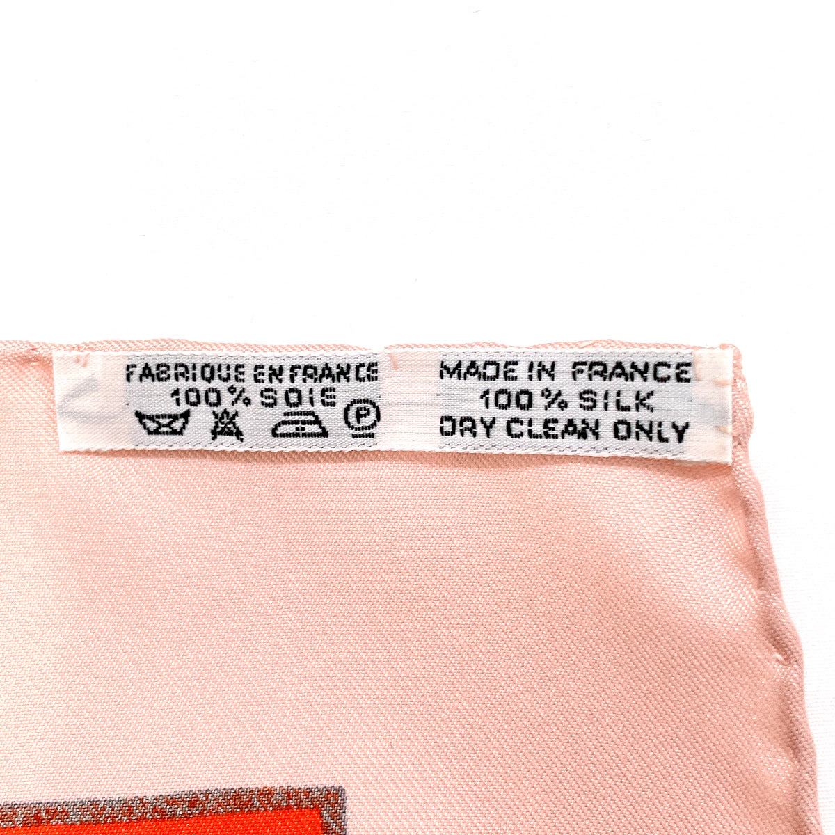 HERMES scarf Silk, 100% silk pink RETOUR A LA TERRE return home Carre 90