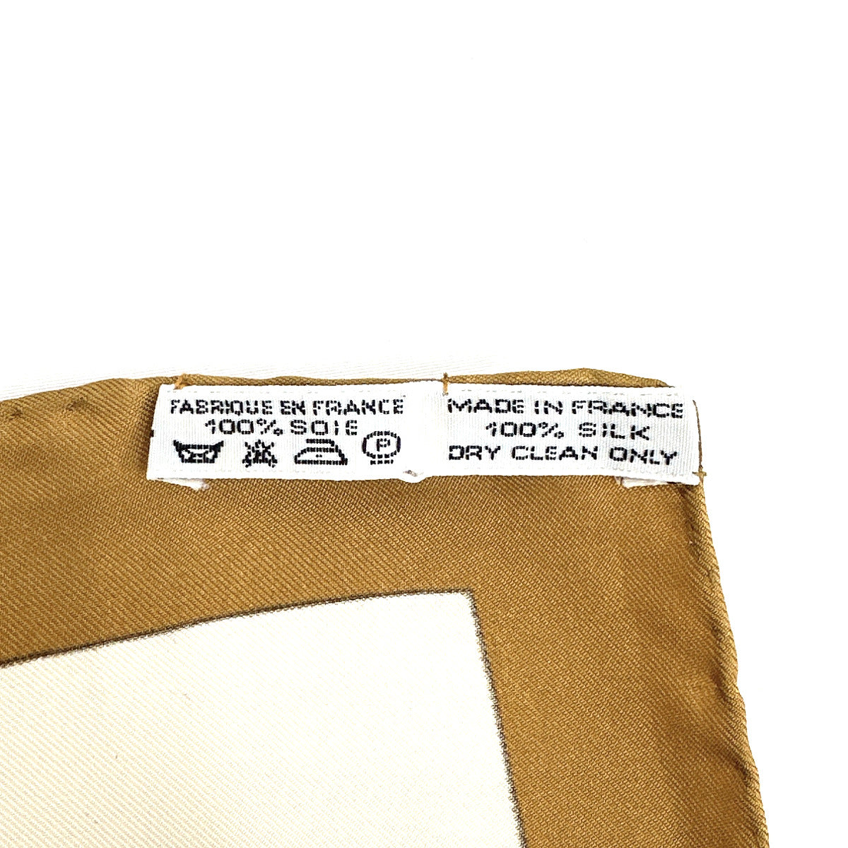 HERMES scarf Silk, 100% silk Brown KOSMIMA Universe Carre 90