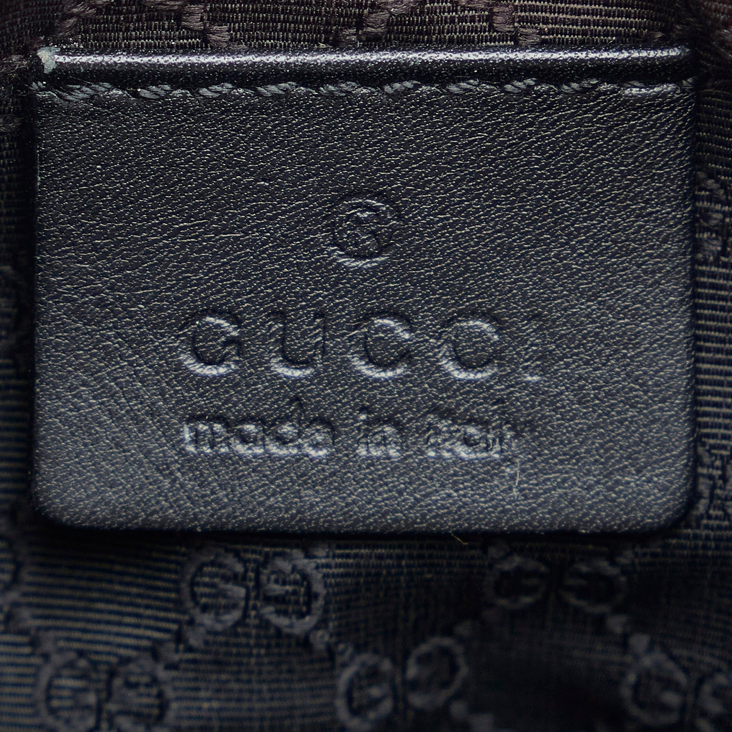 Gucci Web Baguette Black GG Denim Canvas