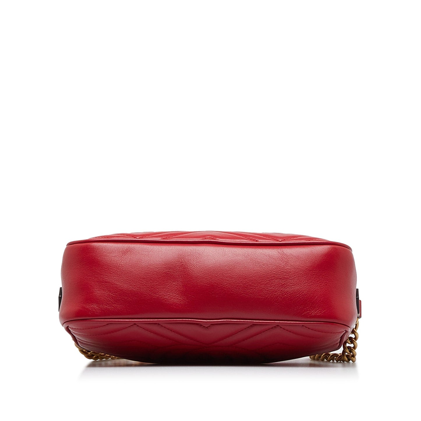 Gucci GG Marmont Red Matelassé Leather