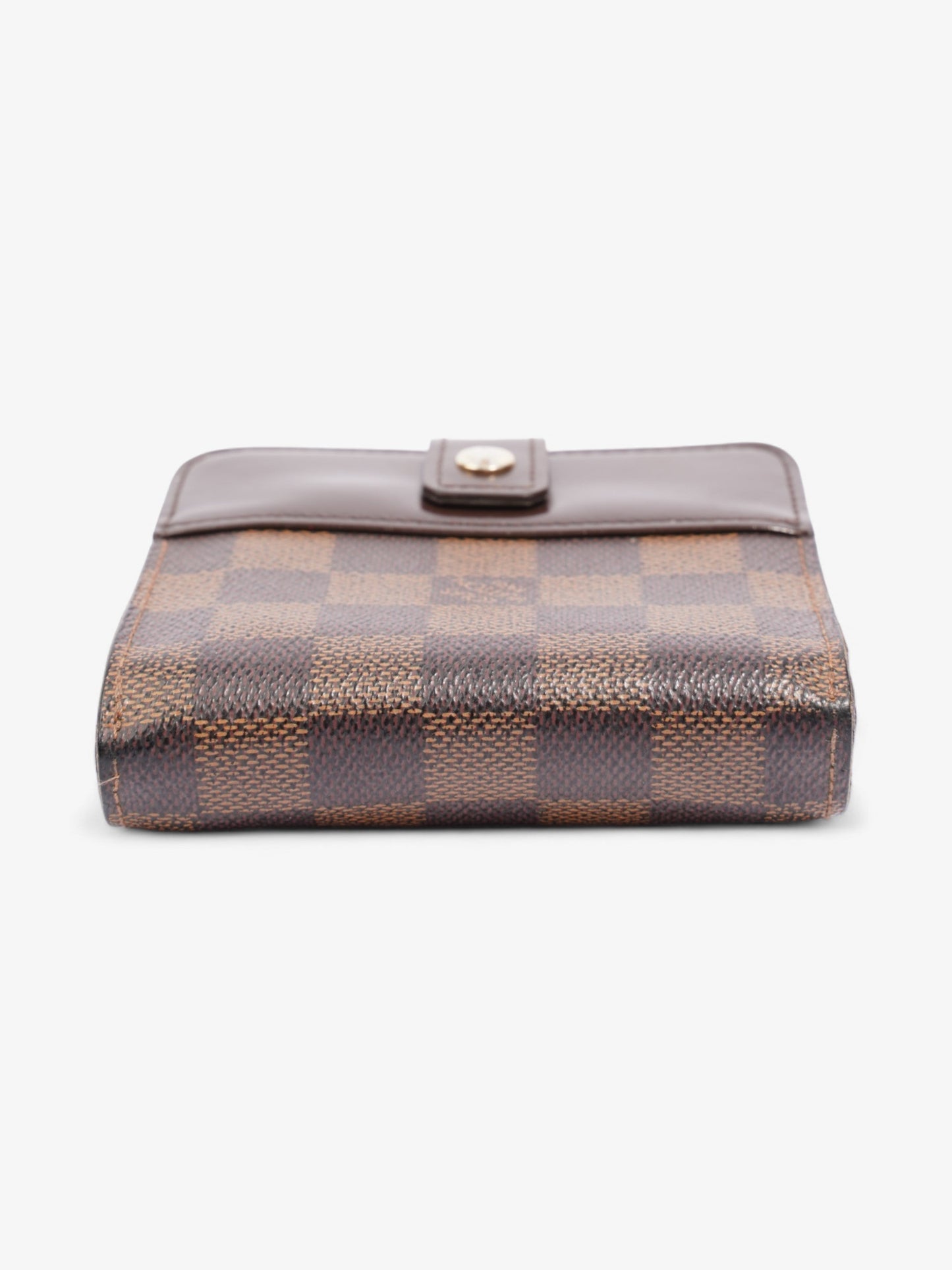 Louis Vuitton Compact Zip Wallet Damier Ebene Coated Canvas