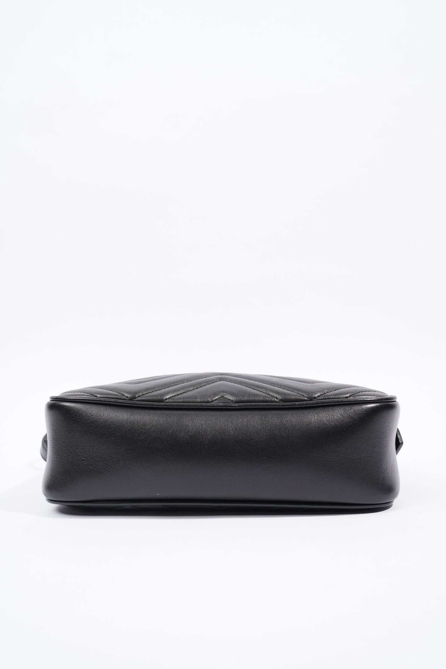 Gucci Marmont Zip Bag Black Leather Small